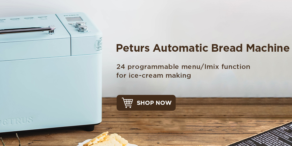 Petrus PE9709 Bread Maker Machine 24 Programmable Menu 2.0lb Automatic  Multifunction Bread Machine With Automatic Nuts Dispense