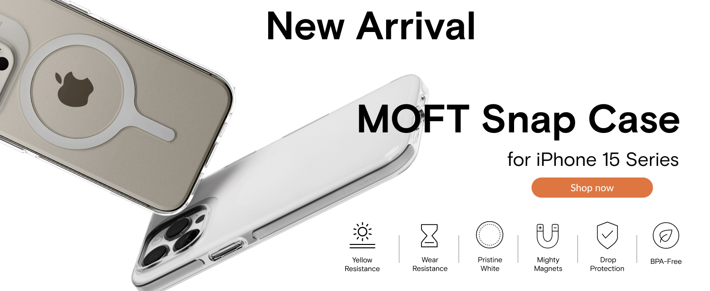 MOFT Snap Case - MagSafe-Enhanced, iPhone 14 Plus / Clear