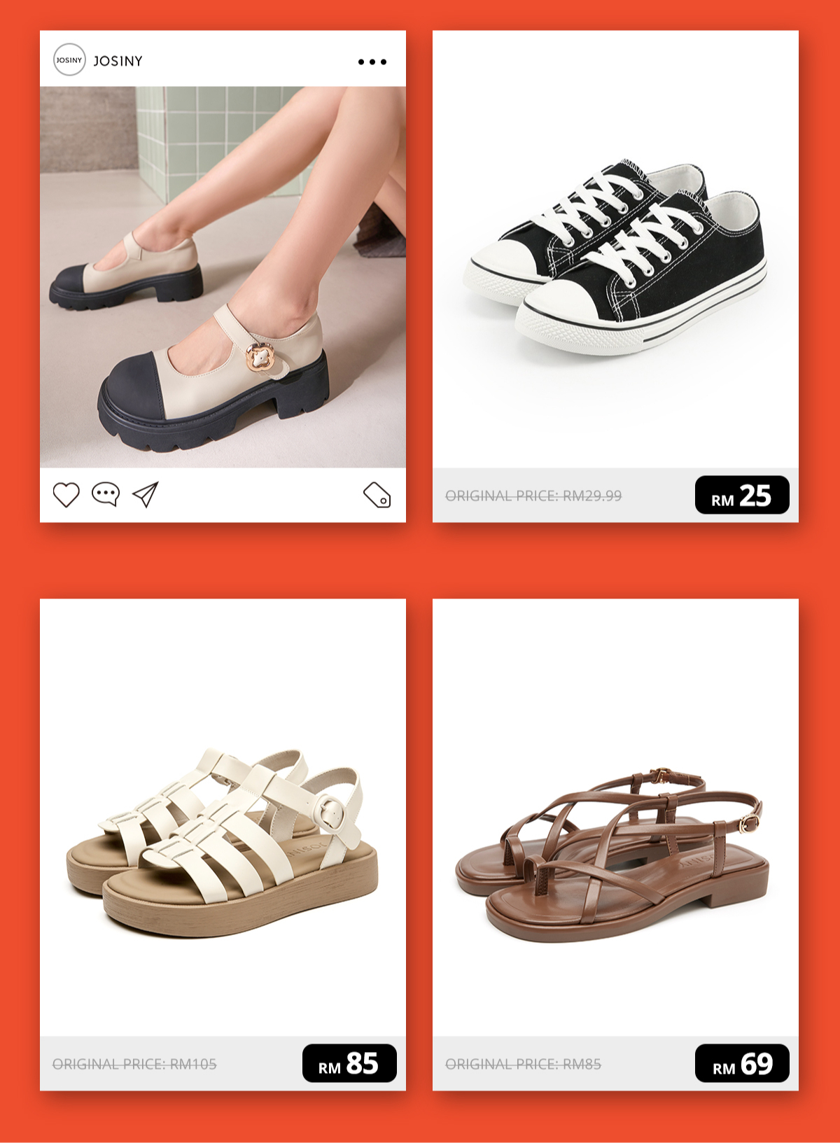 JOSINY Official Shop Online, May 2024 | Shopee Malaysia