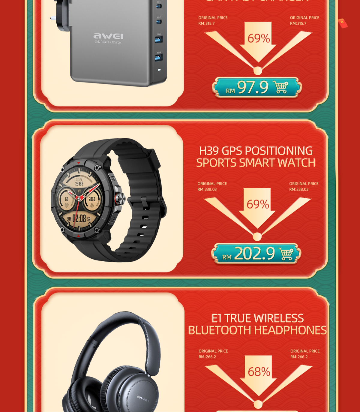 Awei_Official Store Online, May 2024 | Shopee Malaysia