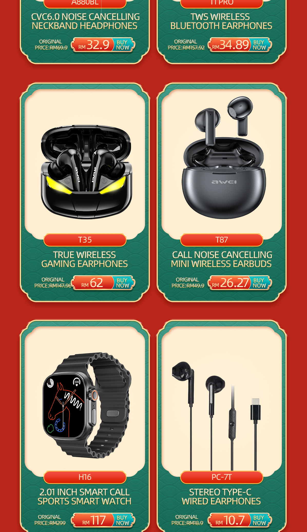 Awei_Official Store Online, May 2024 | Shopee Malaysia