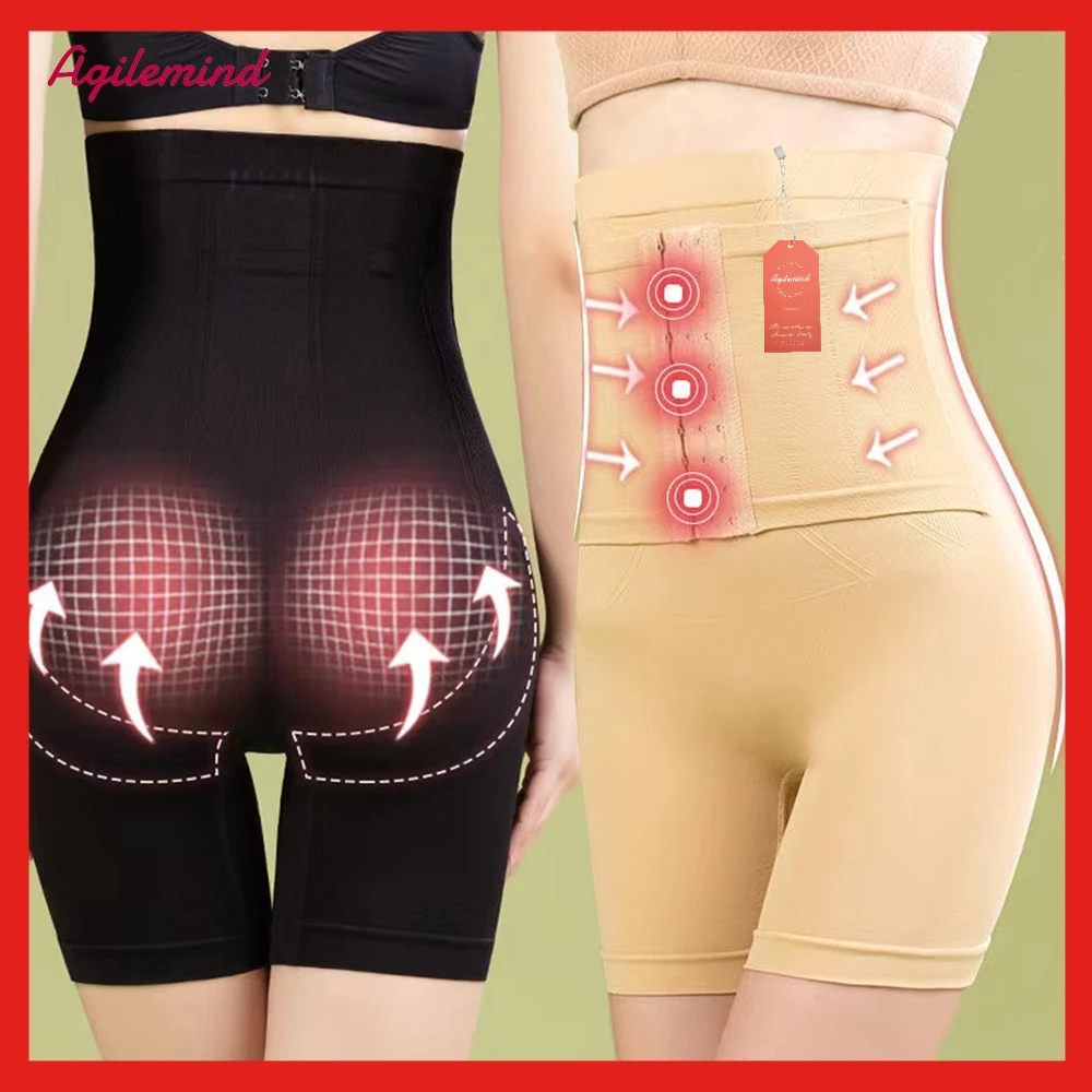 Womens High Waist Breasted Bottoming Belly Pants Lace Corset Butt Lift Body  Shaping Pants Support Underwear for