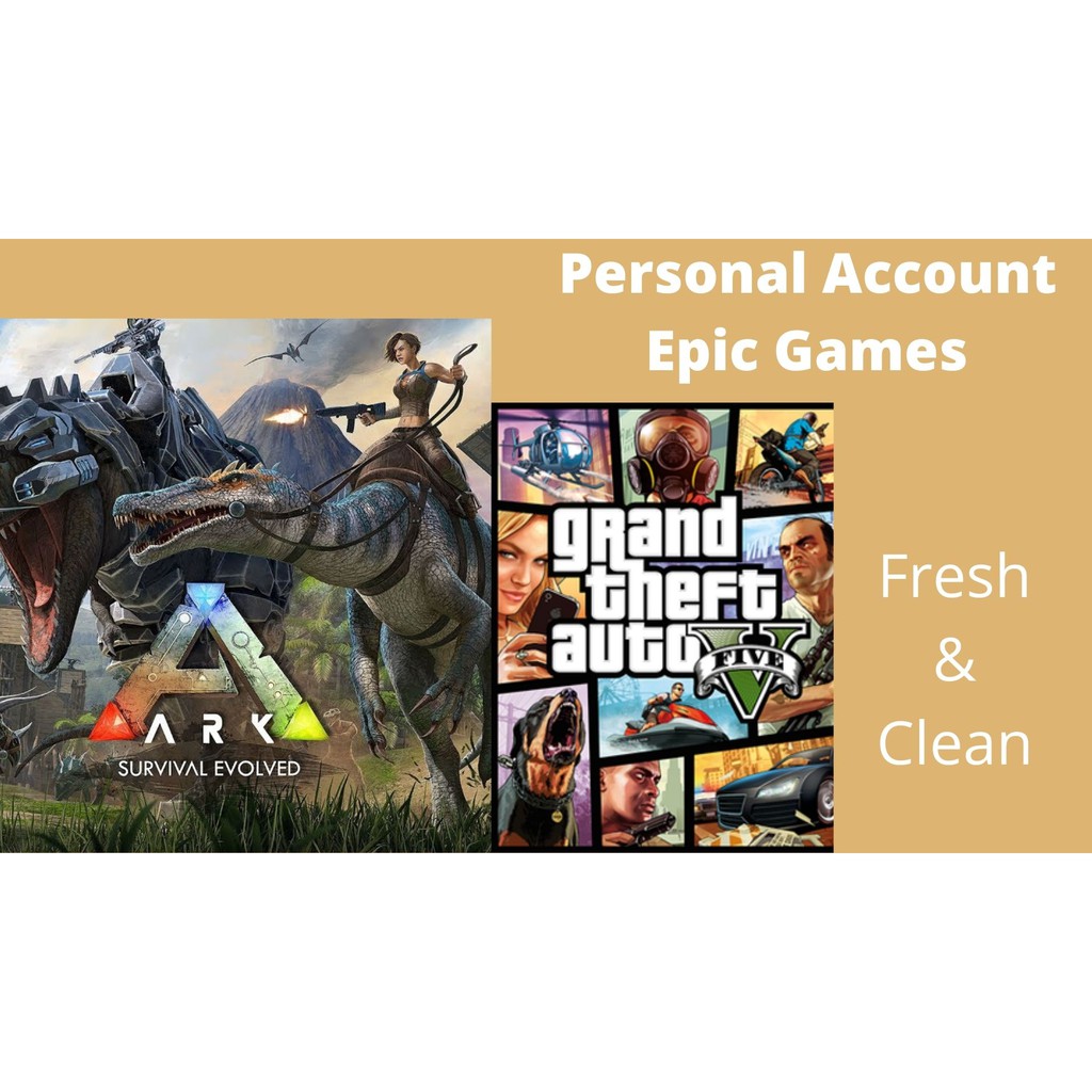 GTA V Premium Edition + Ark Survival Evolved Personal Account Epic Games |  Shopee Malaysia