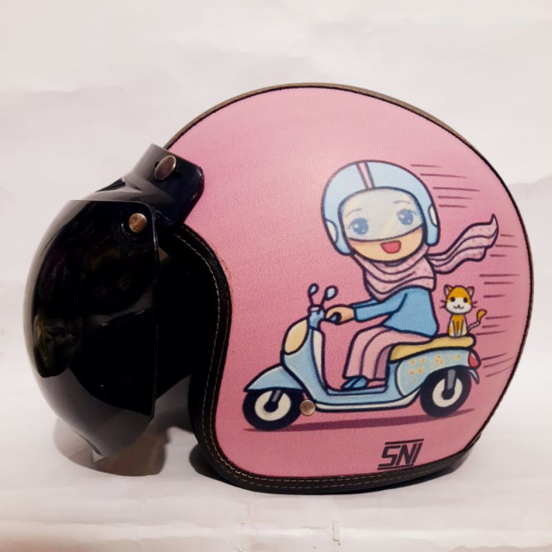 Vespa 2024 helmet pink