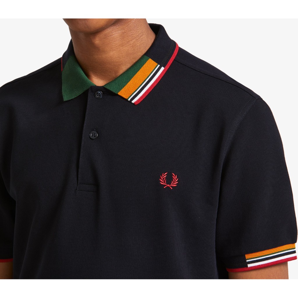 Original Fred Perry Abstract Collor Polo Shirt Shopee Malaysia