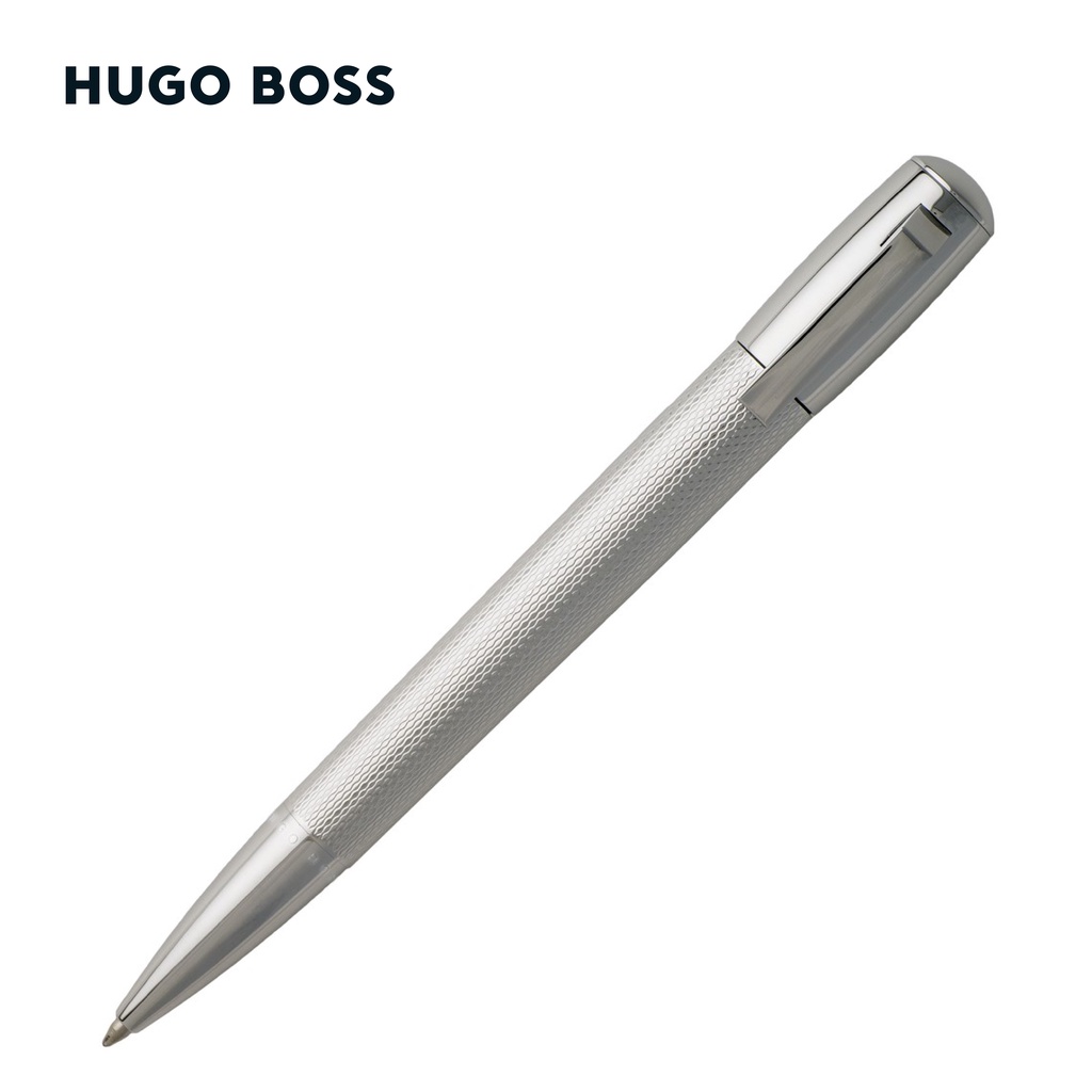 Hugo Boss Pure Leather Black Ballpoint Pen