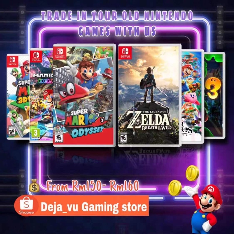 Used nintendo deals switch games