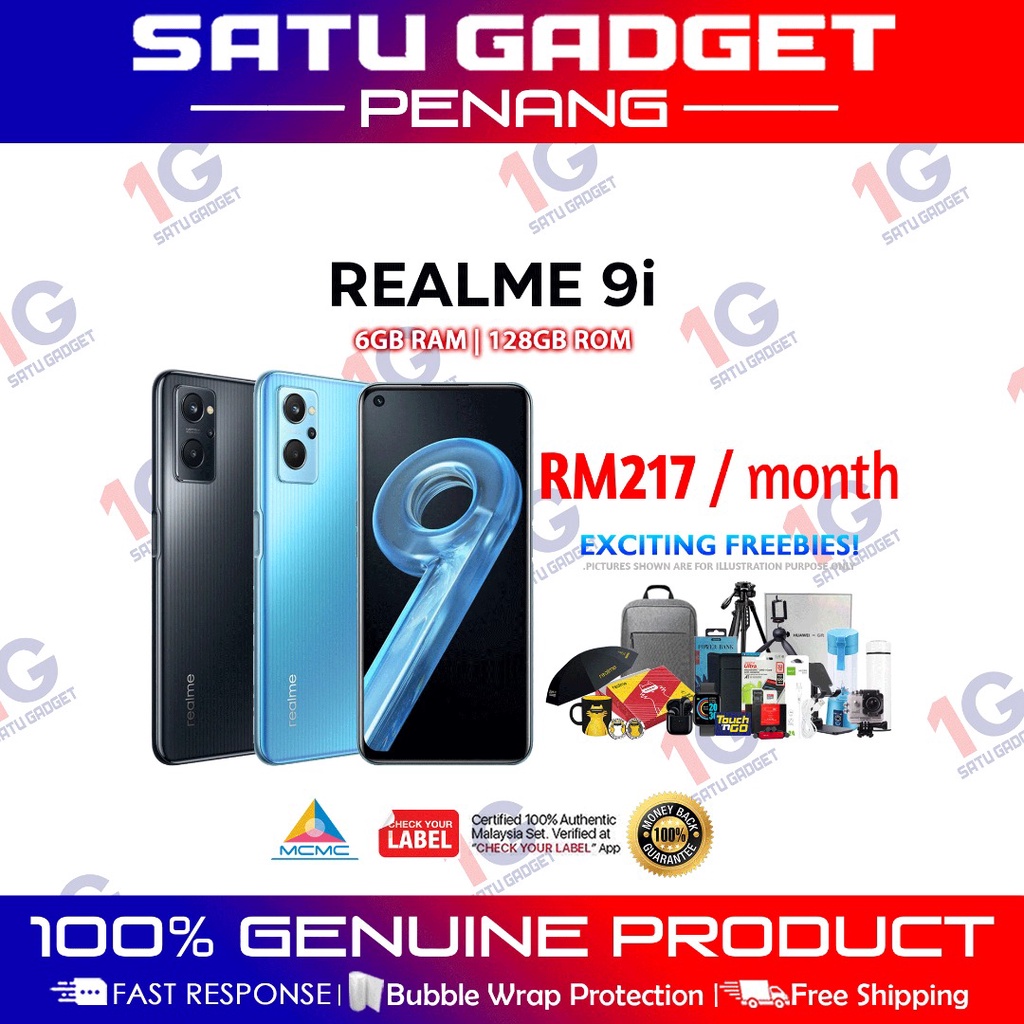 Realme 10 16GB(8+8) + 256GB – Original Malaysia Set – Satu Gadget