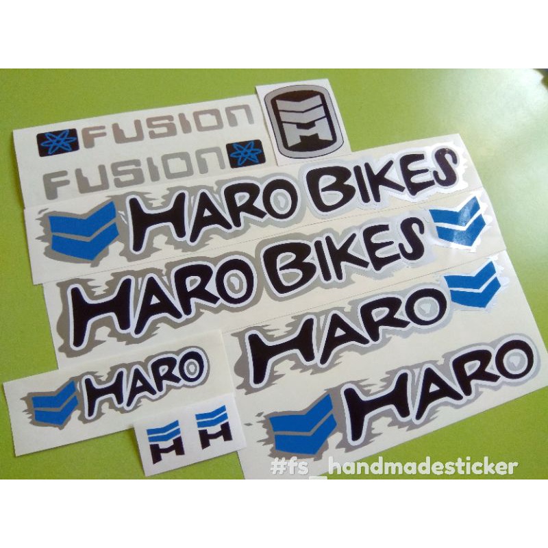 Haro frame outlet decals