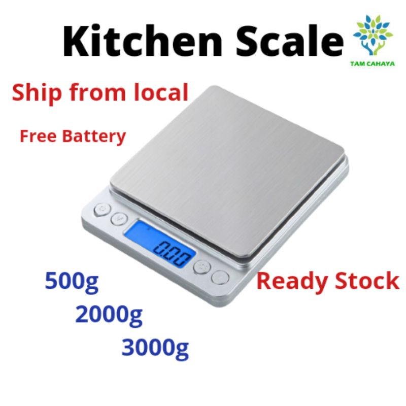 Digital Scale 3000g x 0.1g Kitchen Precise Digital Scales Kitchen Weight  Food