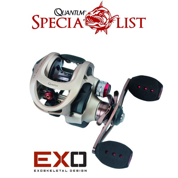 Fishing Reel Baitcast Quantum EXO PT EX101SPT EX101HPT (Left Hand) 6.6:1  7.1:1