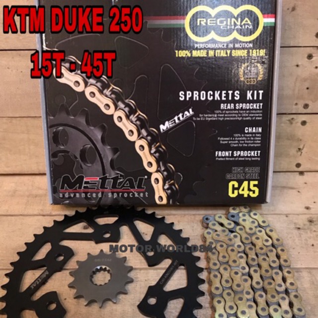 Ktm 250 chain sprocket hot sale price