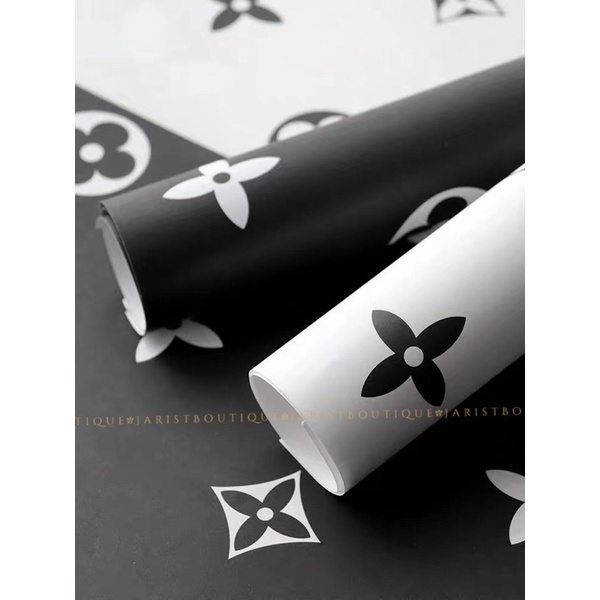 10pcs) Waterproof Chanel/LV flower wrapping paper florist bouquet gift wrapping  paper branded bunga kertas
