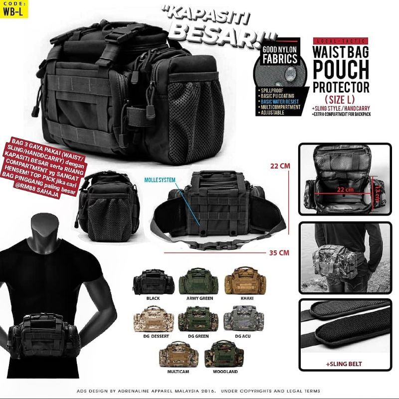 Onetigris tactical deployment on sale bag