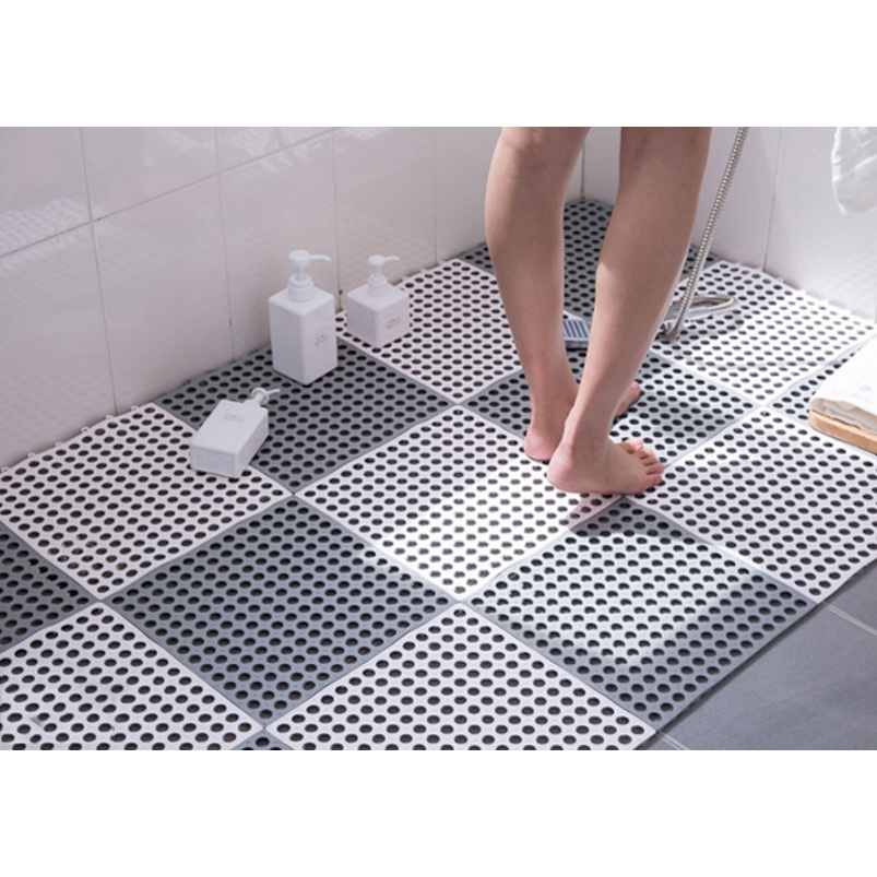 1pc Bathroom Non-slip Soft Mat With Water Absorption Function,silicone Toilet  Mat, Living Room Door Mat(random Color)