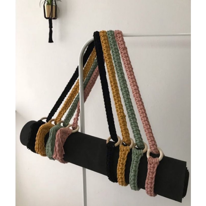 Macrame Yoga Strap