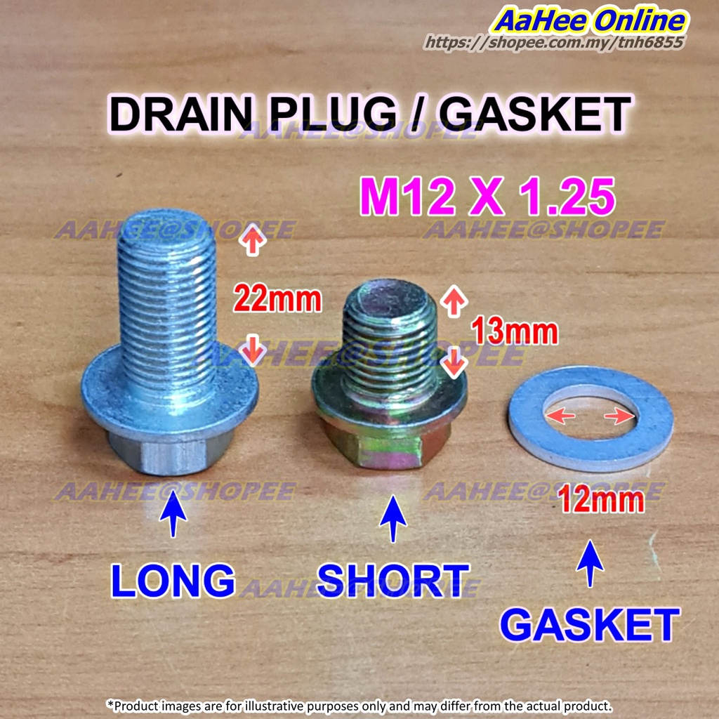 Drain plug shop gasket