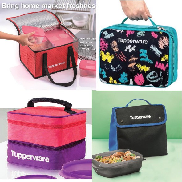 Tupperware lunch box store cooler bag