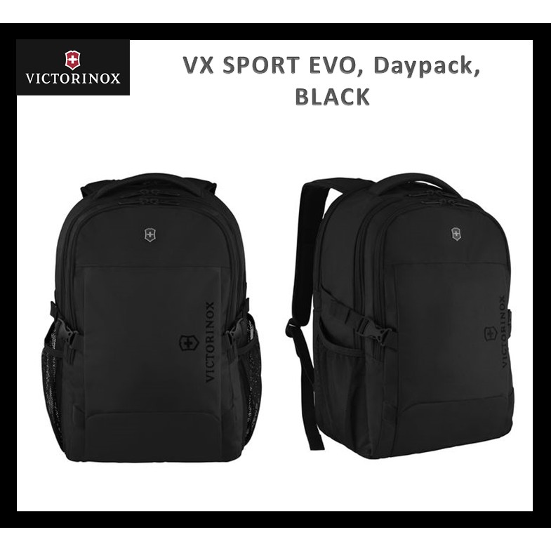 VICTORINOX Vx Sport Evo Daypack Backpack Black Shopee Malaysia