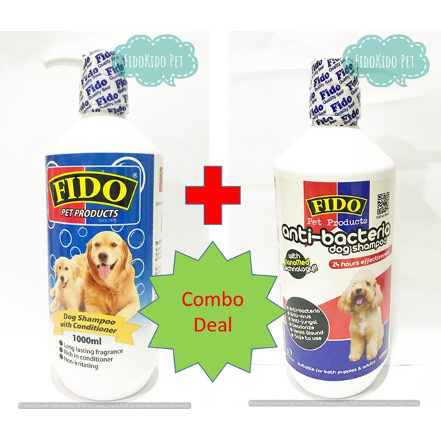 Fido dog Shampoo combo set Shopee Malaysia