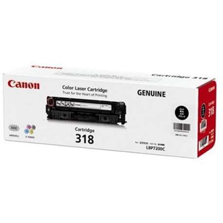 Canon 318 / CRG 318 Black Original Colour Laser Toner Cartridge