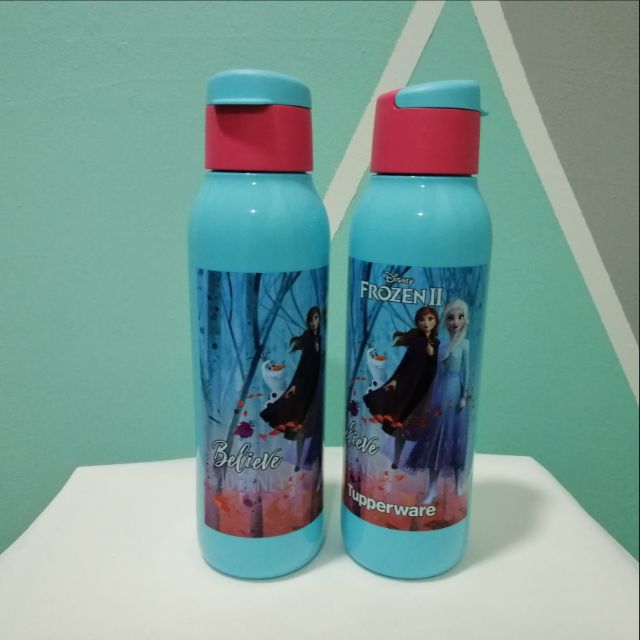 Tupperware frozen water bottle