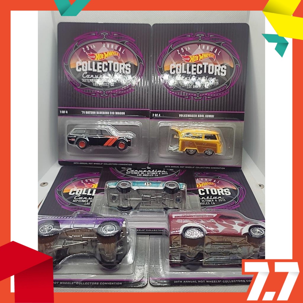 Hot Wheels 29th Annual Collectors Convention set 2015 All