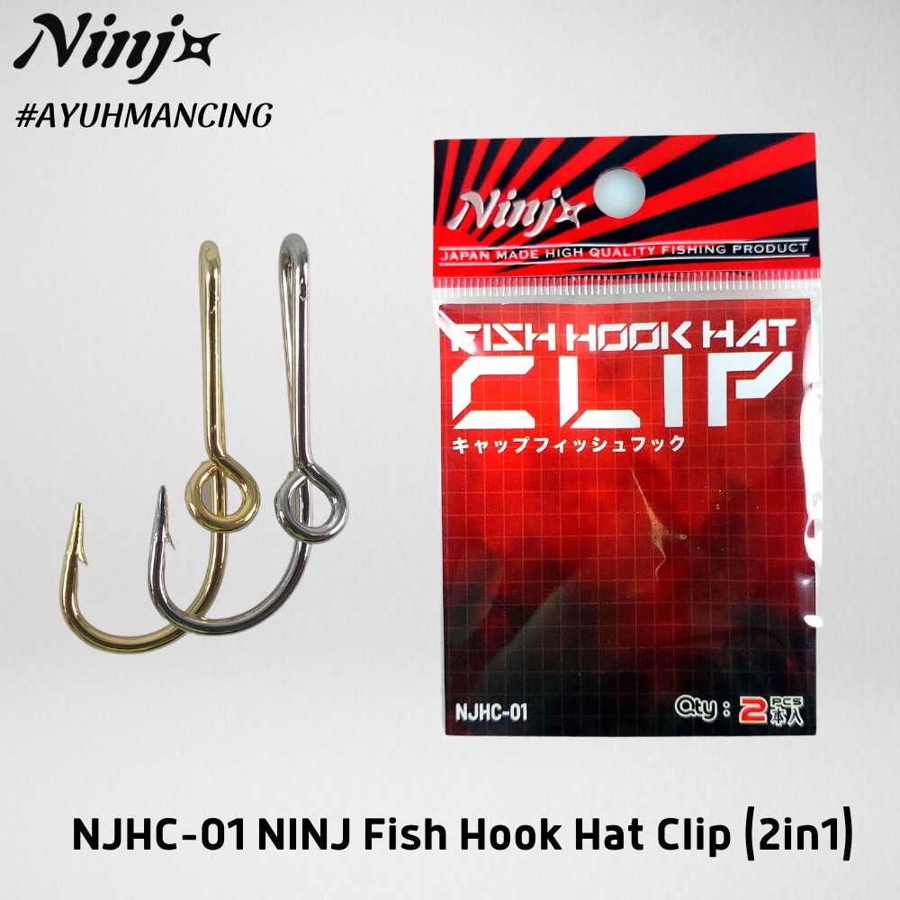 PROGA】NJHC-01 NINJA Fish Hook Hat Clip (2in1)