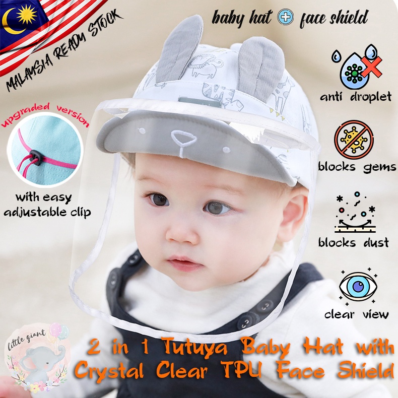 Cap with on sale face shield