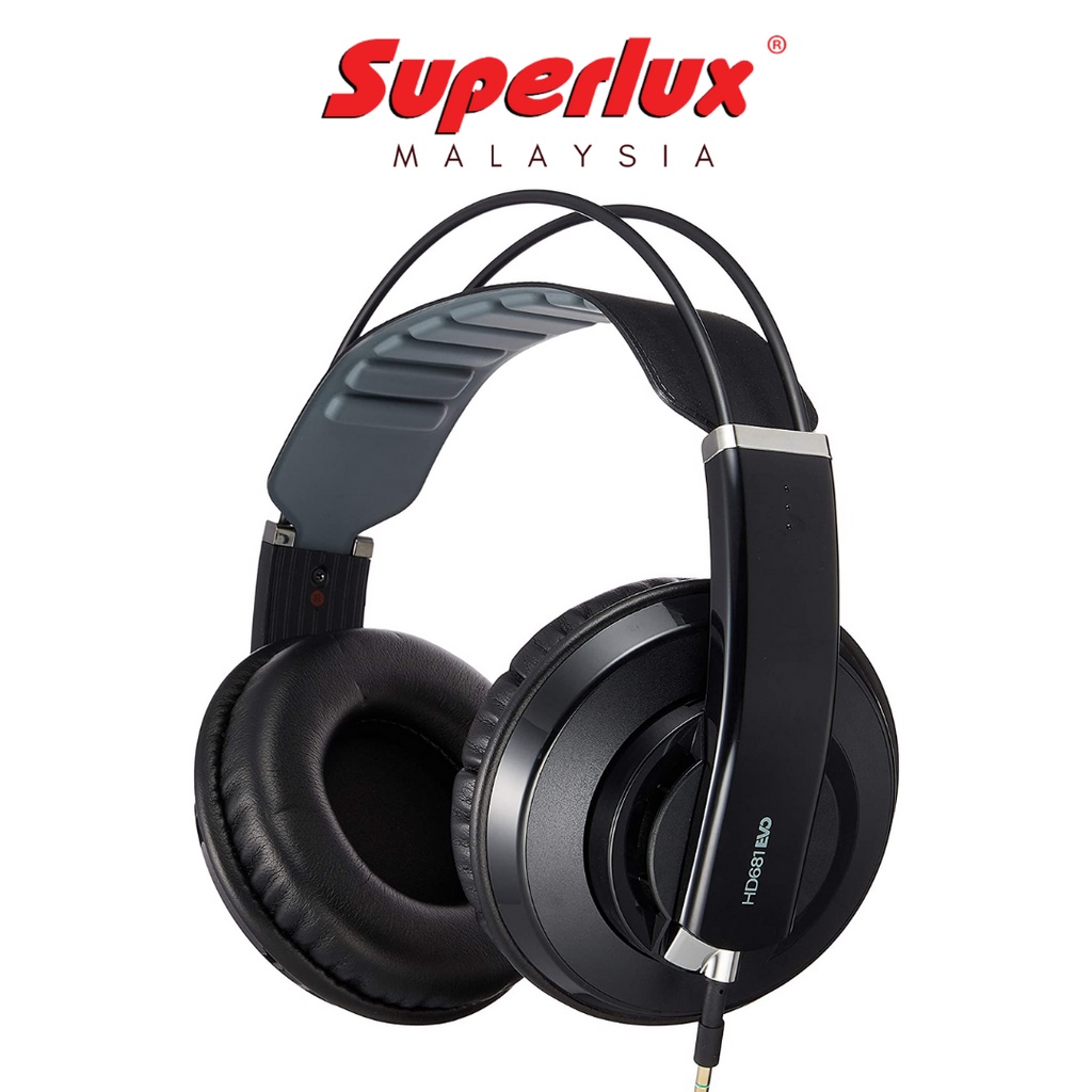 SUPERLUX HD681 EVO PROFESSIONAL NOISE ISOLATING MONITOR HEADPHONE