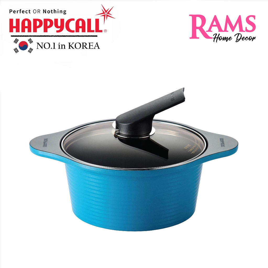  Happycall IH Diamond Lite Fry Pan 20 cm, Dark Brown, small:  Home & Kitchen