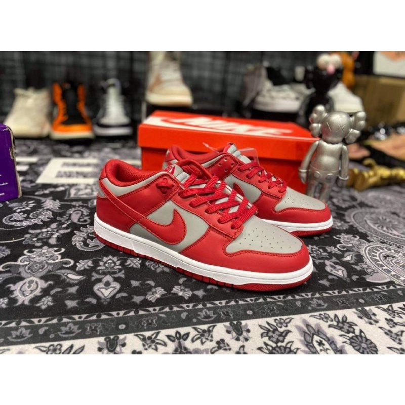 Size 9 red black gre nike sb dunks sale