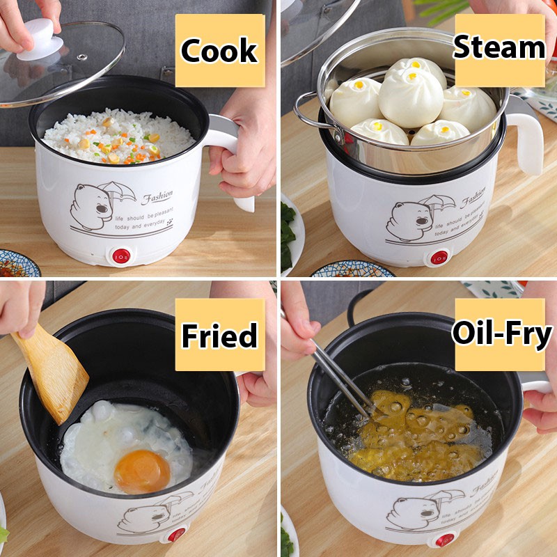 How to use steamer best sale rice cooker