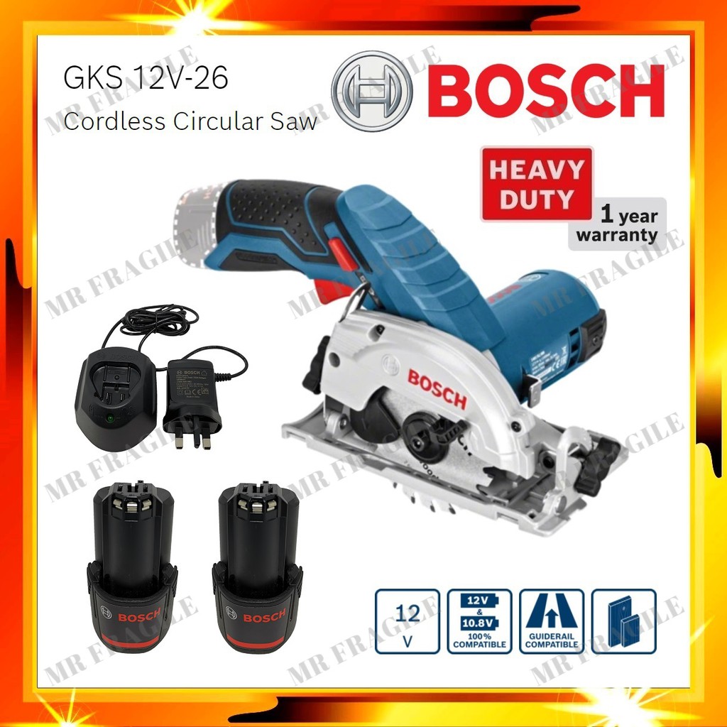 Bosch Professional Gks 12 V-26 Cordless Circular Saw (Without Battery And  Charger) - Carton 