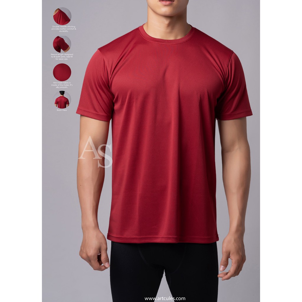 Dri Fit T shirt Plain Unisex Shopee Malaysia