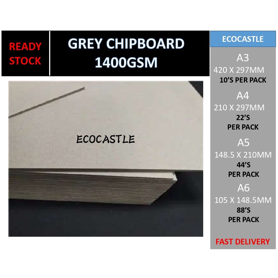 A4 A3 Chipboard Sheets Brown Kraft Cardboard for Scrapbooking