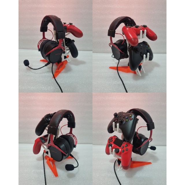 3D Printed Headset Headphones Game Controller Stand