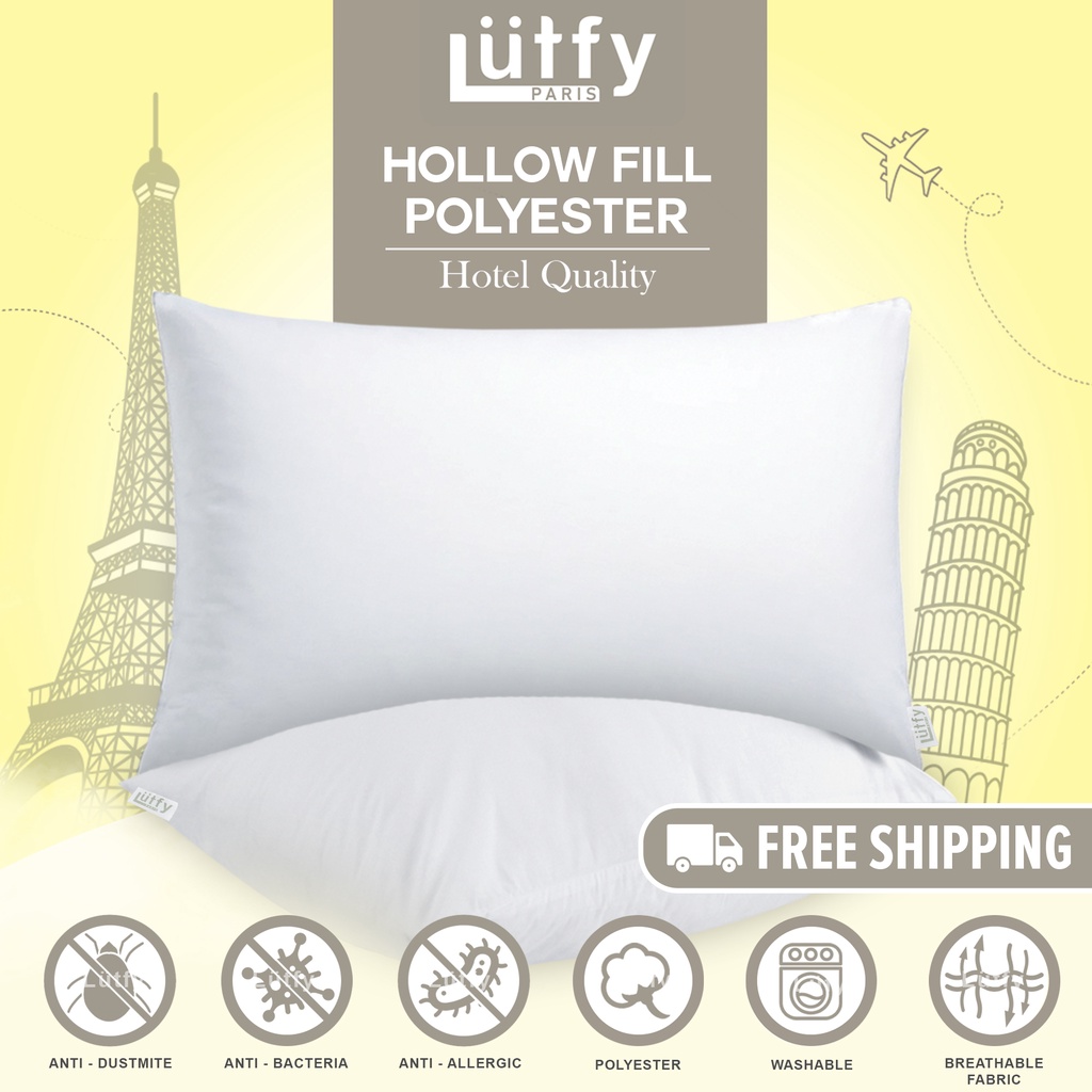 Polyester fibre outlet pillow