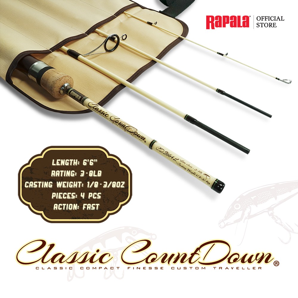 Rapala Classic CountDown Rod / Ultralight / BFS / Fishing Rod