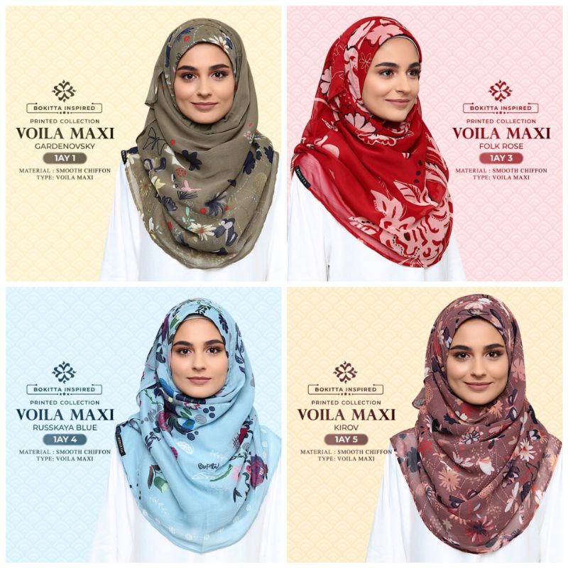 Tudung bokitta voila store maxi