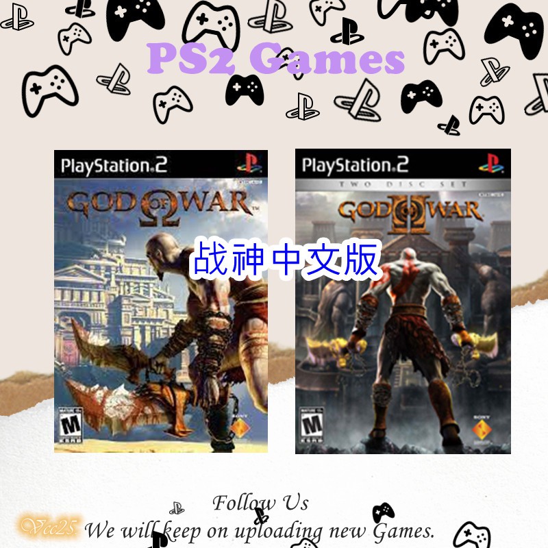 PS2 DISC God Of War中文版战神[100% Brand New] | Shopee Malaysia