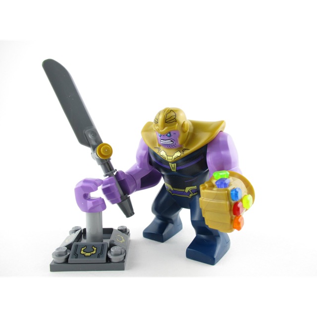 Lego thanos with infinity hot sale stones