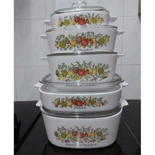 Corningware spice of outlet life set