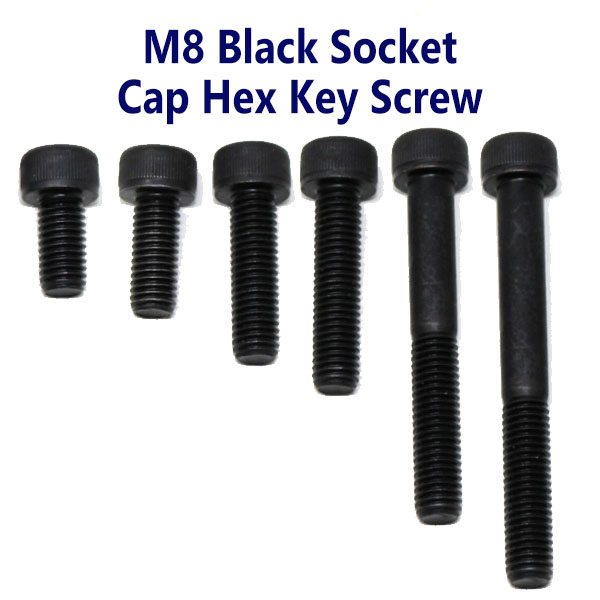 M8 Black Socket Cap Hex Key Screw/M8 Screw HEAD ALLEN KEY SCREWS