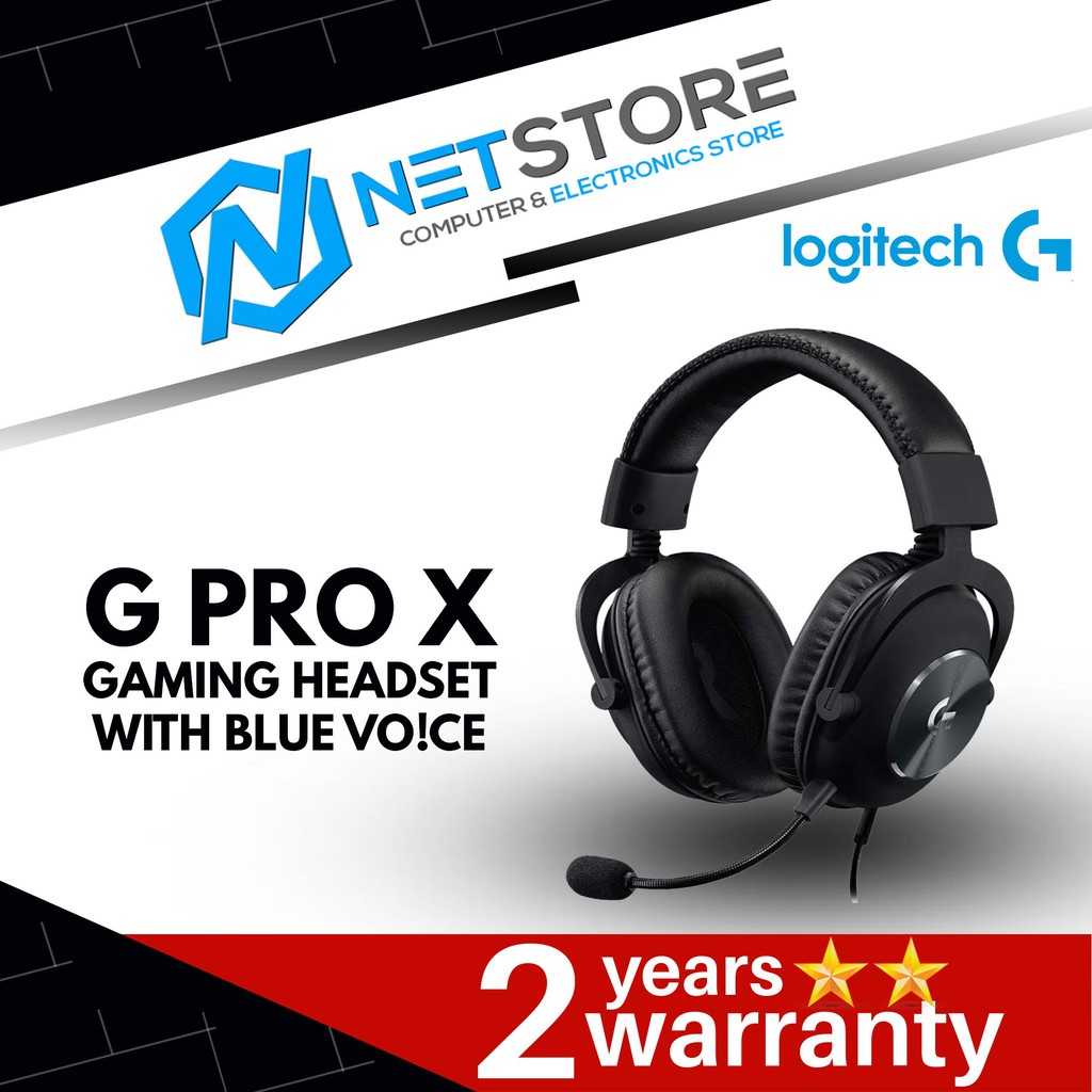  Logitech G PRO X Gaming Headset - Blue VO!CE