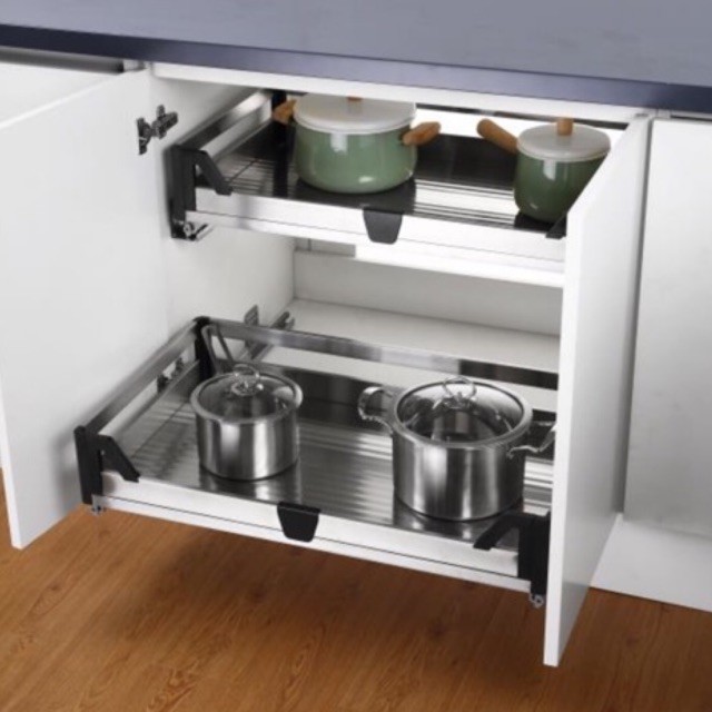 1pc Pull Out Cabinet Organizer, Heavy Duty Cabinet Pull Out