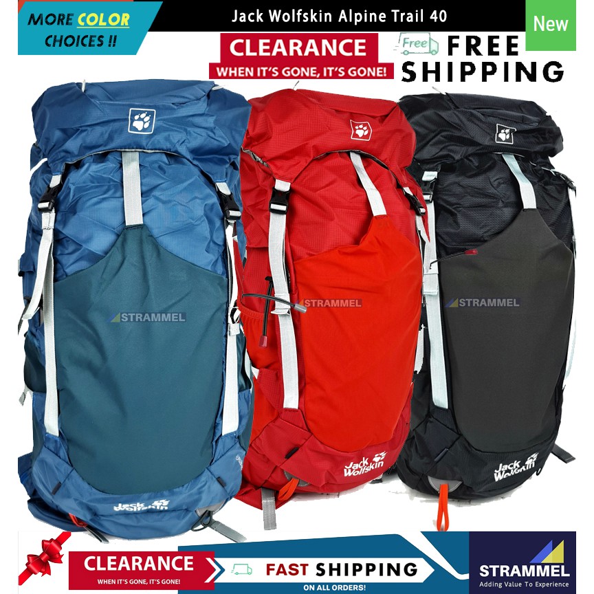 Jack wolfskin shop backpack 40l