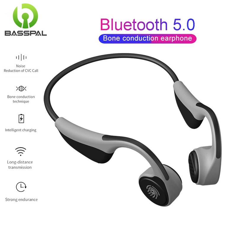 Basspal V9 Headphones Bluetooth 5.0 Bone Conduction Headsets