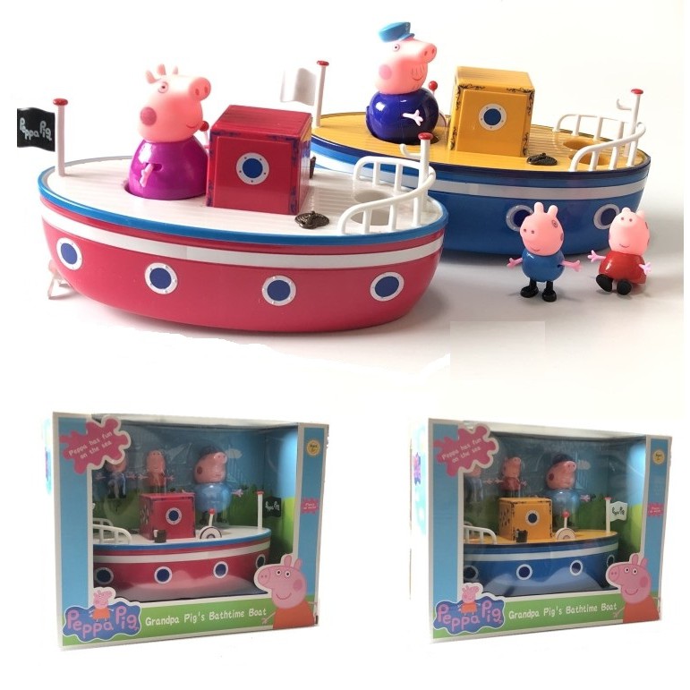 Peppa pig best sale grandpa bathtime boat