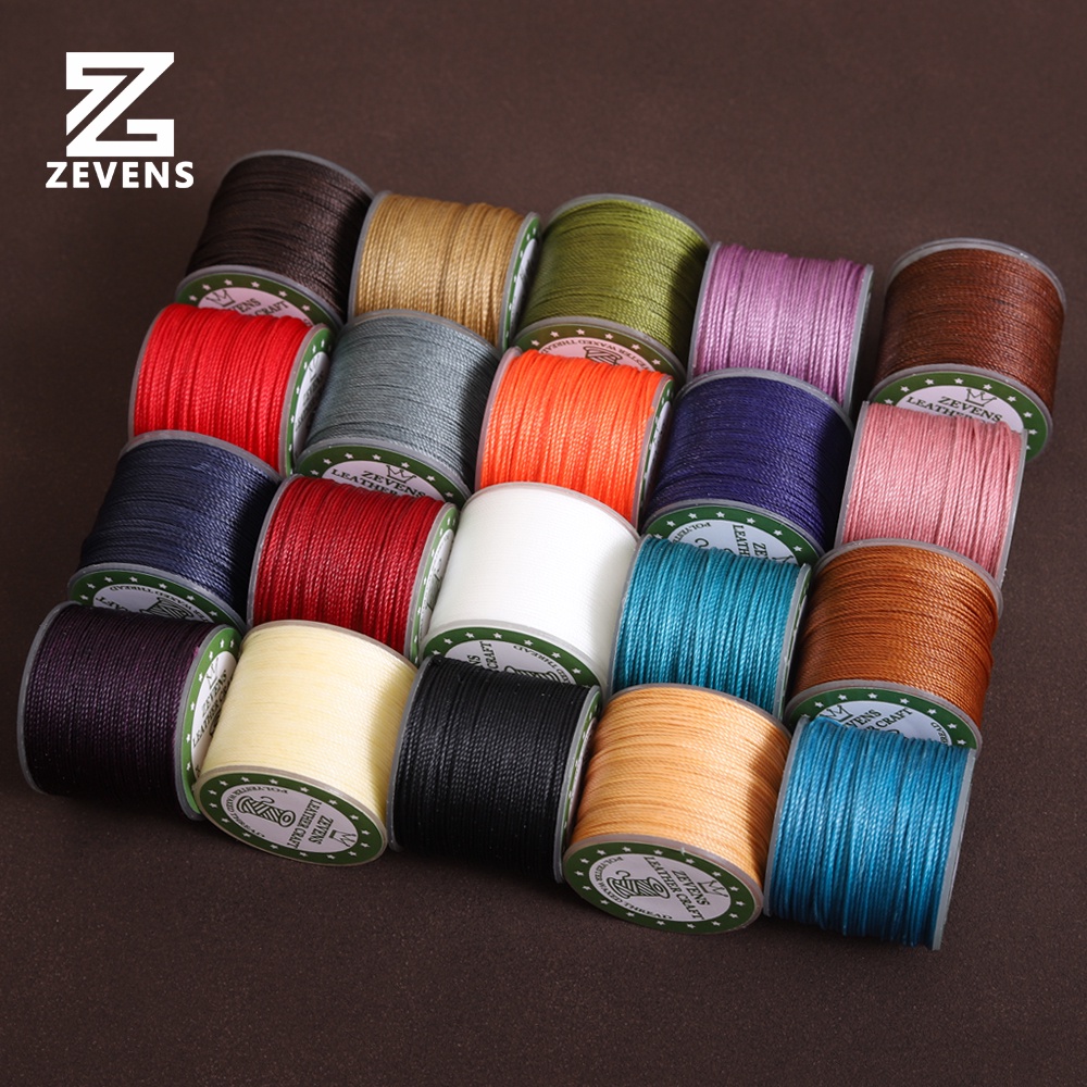 Round Waxed Thread for Leather Craft Sewing Polyester Cord Wax